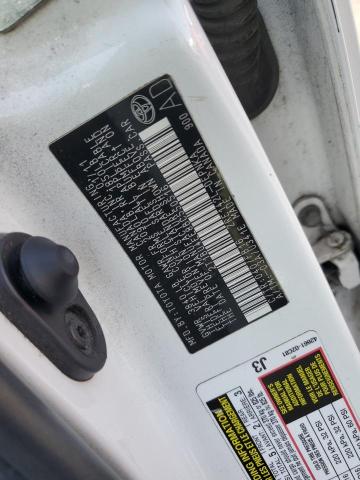 2T1BU4EE8BC550516 - 2011 TOYOTA COROLLA BASE თეთრი ფოტო 12