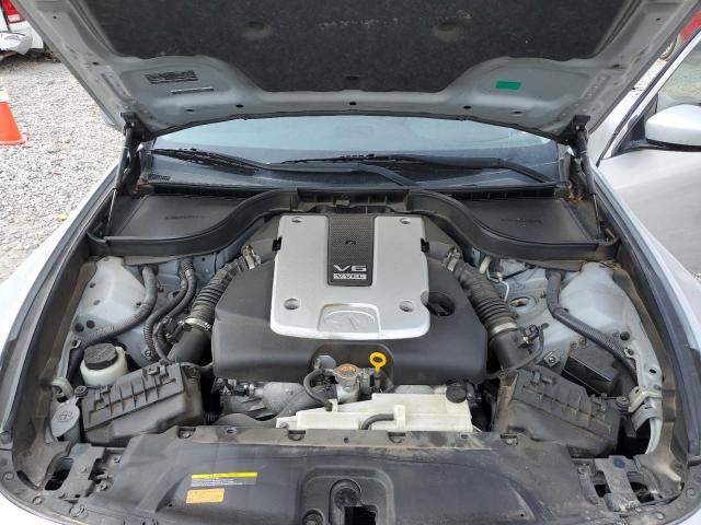 JN1CV6AP0DM716637 - 2013 INFINITI G37 BASE SILVER photo 11