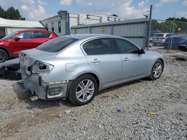 JN1CV6AP0DM716637 - 2013 INFINITI G37 BASE SILVER photo 3