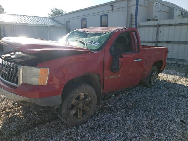 1GTEC14C98Z118272 - 2008 GMC SIERRA C1500 RED photo 1