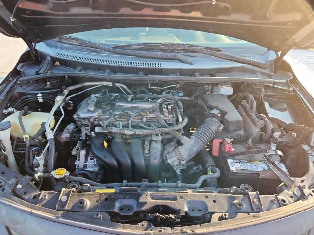 2T1BU4EE3CC799534 - 2012 TOYOTA COROLLA BASE BLACK photo 11