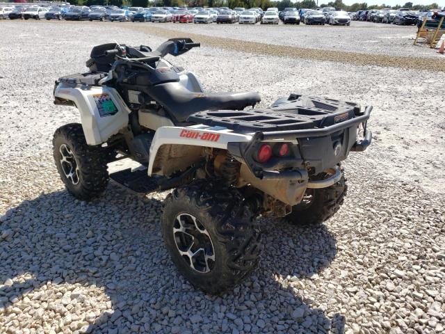 3JBLPAN26FJ001656 - 2015 CAN-AM OUTLANDER 800R XT WHITE photo 3