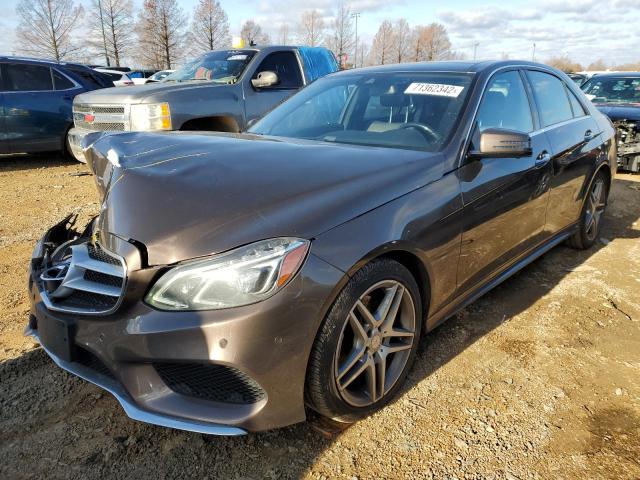 WDDHF6HB8FB164156 - 2015 MERCEDES-BENZ E 400 4MATIC BROWN photo 1