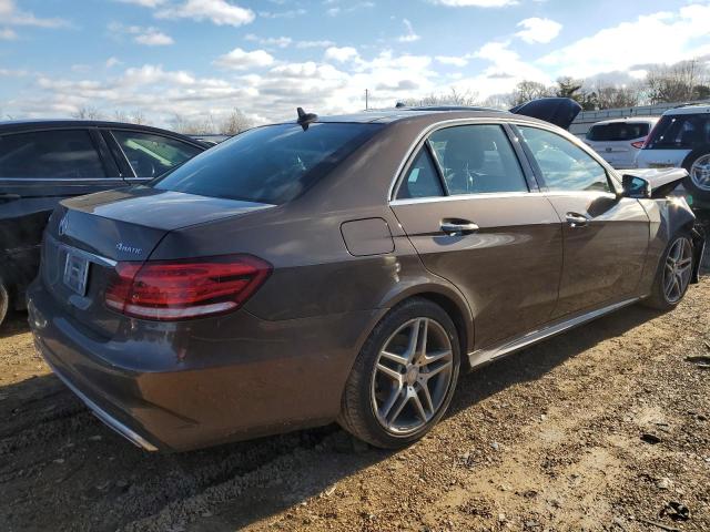 WDDHF6HB8FB164156 - 2015 MERCEDES-BENZ E 400 4MATIC BROWN photo 3