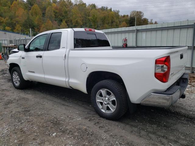5TFUY5F16EX407777 - 2014 TOYOTA TUNDRA DOUBLE CAB SR/SR5 WHITE photo 2