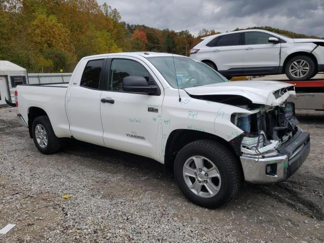 5TFUY5F16EX407777 - 2014 TOYOTA TUNDRA DOUBLE CAB SR/SR5 WHITE photo 4