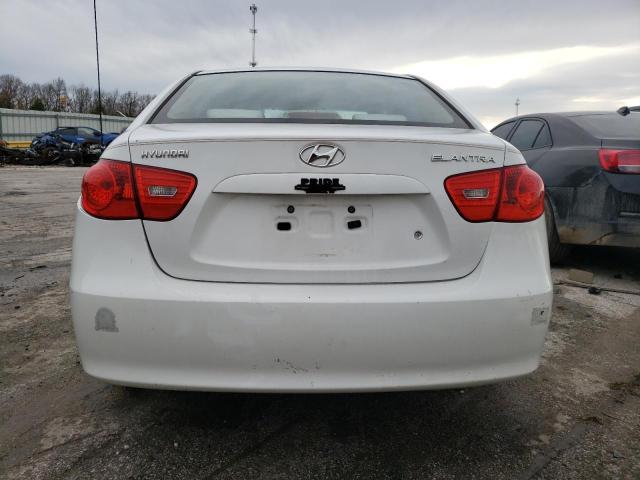 KMHDU46D17U024796 - 2007 HYUNDAI ELANTRA GLS WHITE photo 6