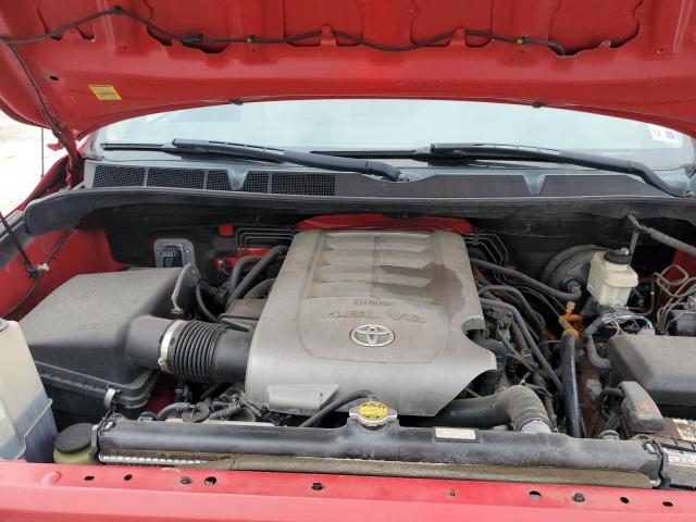 5TFRM5F10AX016913 - 2010 TOYOTA TUNDRA DOUBLE CAB SR5 RED photo 11