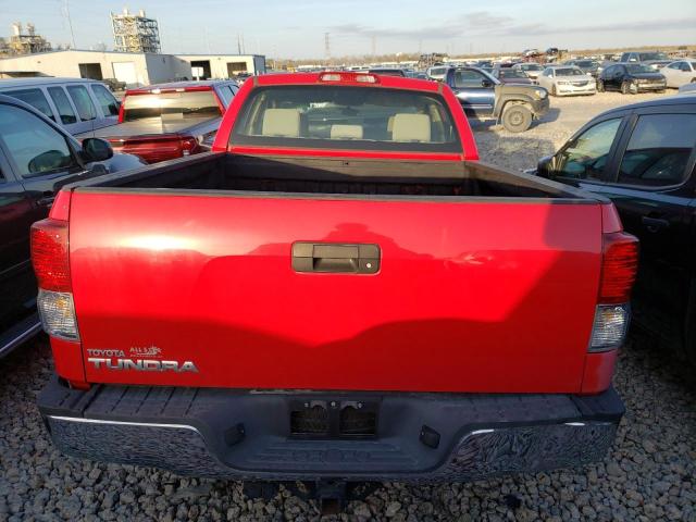 5TFRM5F10AX016913 - 2010 TOYOTA TUNDRA DOUBLE CAB SR5 RED photo 6