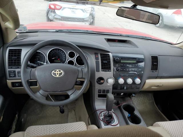 5TFRM5F10AX016913 - 2010 TOYOTA TUNDRA DOUBLE CAB SR5 RED photo 8