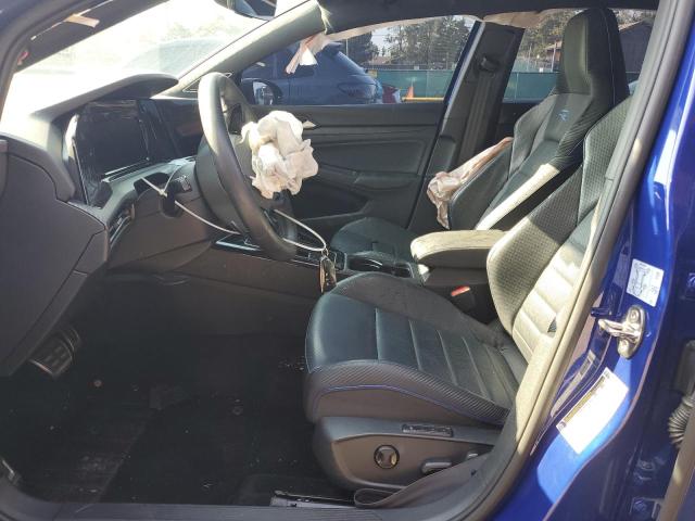 WVWEB7CD6NW167068 - 2022 VOLKSWAGEN GOLF R BLUE photo 7