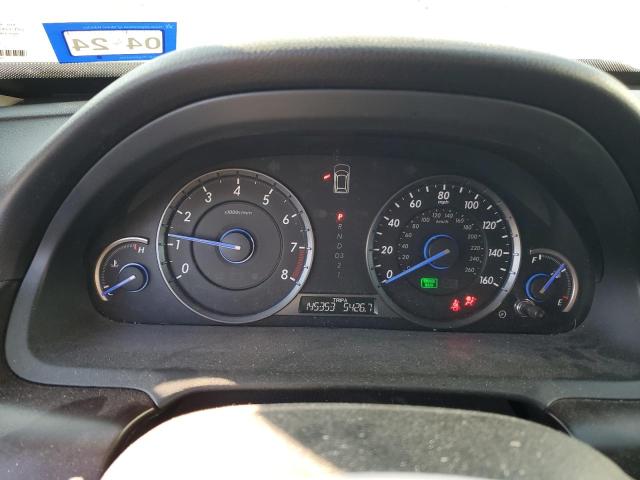 5J6TF3H54DL001826 - 2013 HONDA CROSSTOUR EXL ნაცრისფერი ფოტო 9