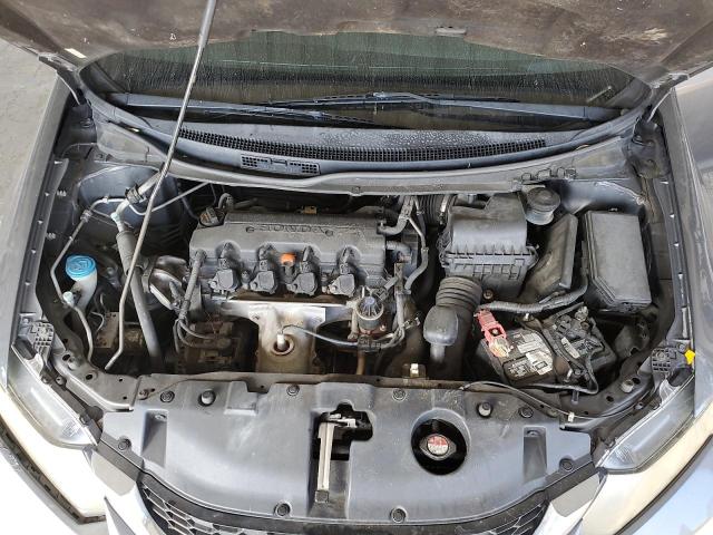 19XFB2F87DE222514 - 2013 HONDA CIVIC EX GRAY photo 11
