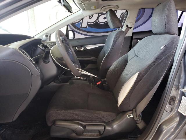 19XFB2F87DE222514 - 2013 HONDA CIVIC EX GRAY photo 7