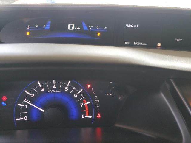19XFB2F87DE222514 - 2013 HONDA CIVIC EX GRAY photo 9