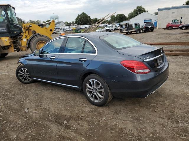 55SWF4KB4GU116245 - 2016 MERCEDES-BENZ C 300 4MATIC CHARCOAL photo 2