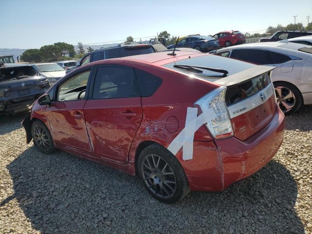 JTDKN3DUXA0043254 - 2010 TOYOTA PRIUS RED photo 2
