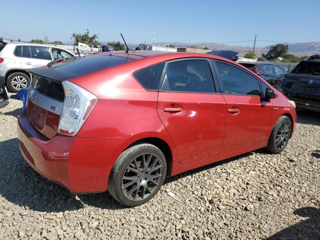 JTDKN3DUXA0043254 - 2010 TOYOTA PRIUS RED photo 3