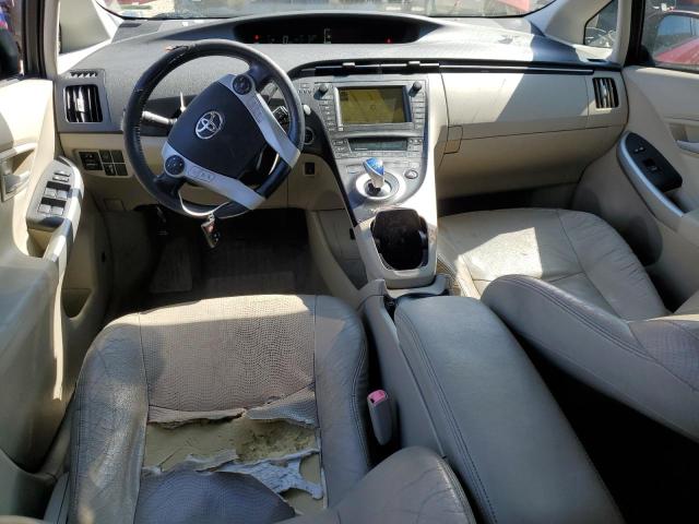 JTDKN3DUXA0043254 - 2010 TOYOTA PRIUS RED photo 8