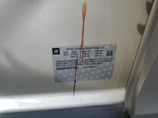 2G4GS5EV6D9202620 - 2013 BUICK REGAL PREMIUM BEIGE photo 12