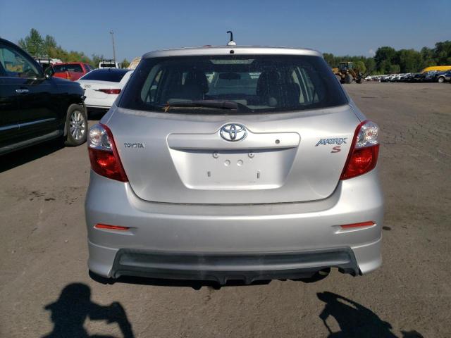 2T1KE40E19C013081 - 2009 TOYOTA COROLLA MA S SILVER photo 6