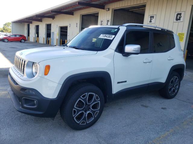 ZACCJBDTXFPB77586 - 2015 JEEP RENEGADE LIMITED WHITE photo 1