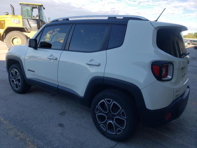 ZACCJBDTXFPB77586 - 2015 JEEP RENEGADE LIMITED WHITE photo 2