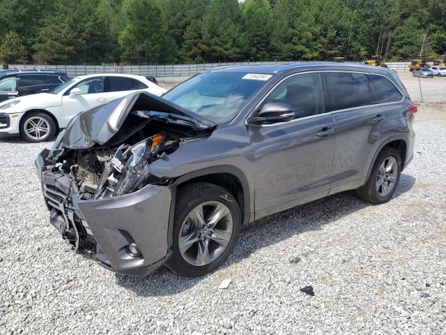 5TDYZRFH8KS291129 - 2019 TOYOTA HIGHLANDER LIMITED GRAY photo 1