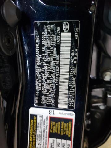 4T1BK1EB2EU125385 - 2014 TOYOTA AVALON BASE 黑色 照片 12