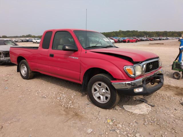 5TEVL52N74Z456022 - 2004 TOYOTA TACOMA XTRACAB RED photo 4