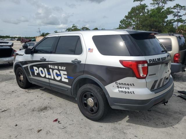 1FM5K8AT0KGA16678 - 2019 FORD EXPLORER POLICE INTERCEPTOR Silber Foto 2