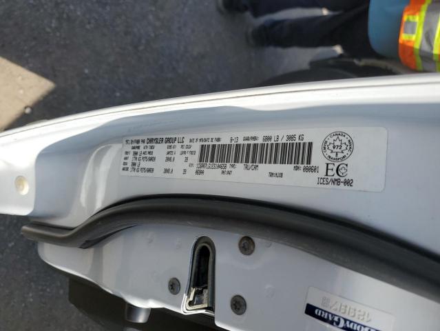 1C6RR7LG1ES104658 - 2014 RAM 1500 SLT WHITE photo 12