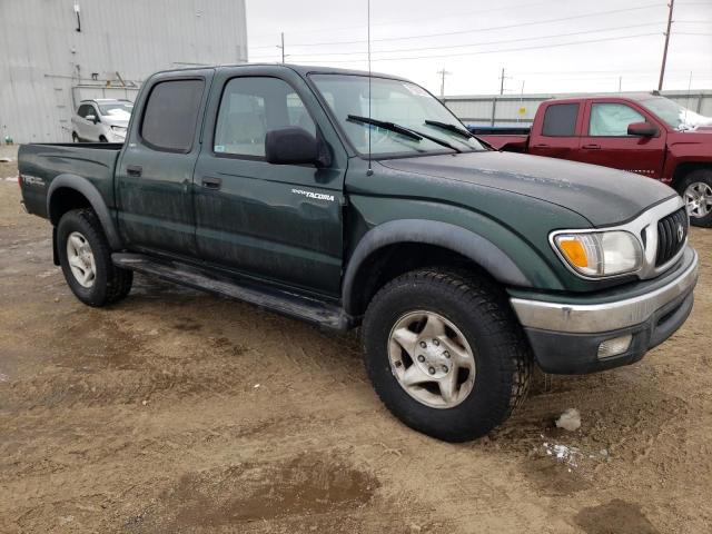 5TEHN72N43Z188175 - 2003 TOYOTA TACOMA DOUBLE CAB GREEN photo 4