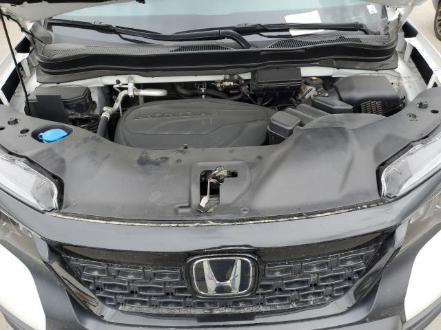 5FNYF8H53MB001487 - 2021 HONDA PASSPORT EXL WHITE photo 12