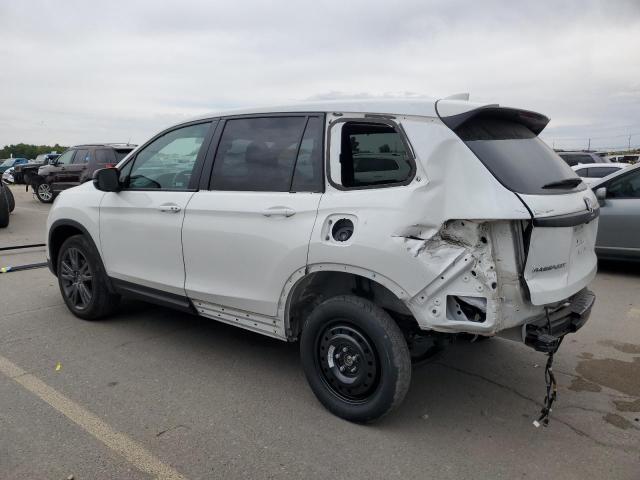 5FNYF8H53MB001487 - 2021 HONDA PASSPORT EXL WHITE photo 2