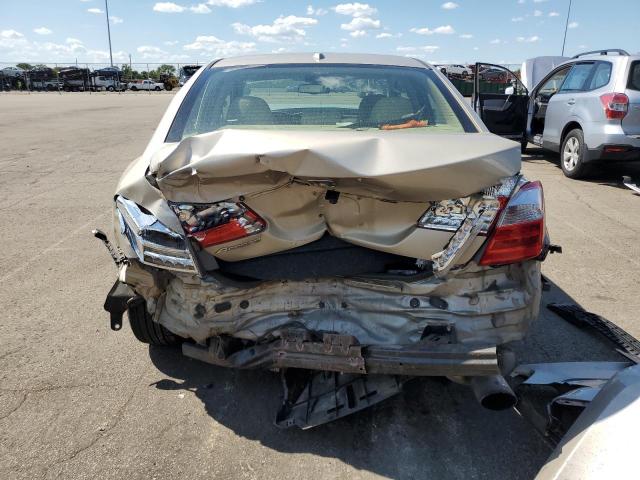 1HGCR2F8XDA250598 - 2013 HONDA ACCORD EXL TAN photo 6