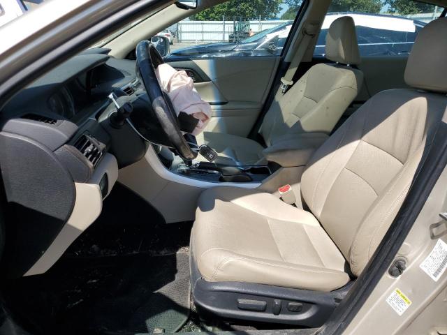 1HGCR2F8XDA250598 - 2013 HONDA ACCORD EXL TAN photo 7