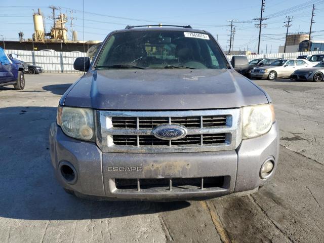 1FMCU03148KD50295 - 2008 FORD ESCAPE XLT SILVER photo 5