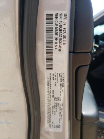 1C4RJEAG2MC624898 - 2021 JEEP GRAND CHEROKEE LAREDO ვერცხლისფერი ფოტო 13