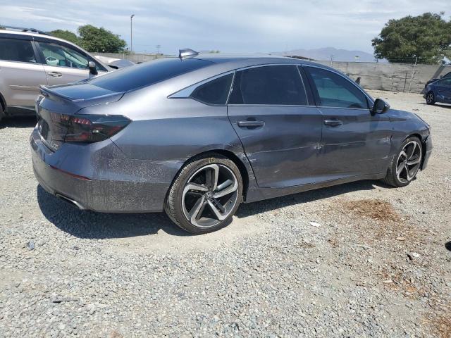 1HGCV2F36LA021592 - 2020 HONDA ACCORD SPORT ნაცრისფერი ფოტო 3