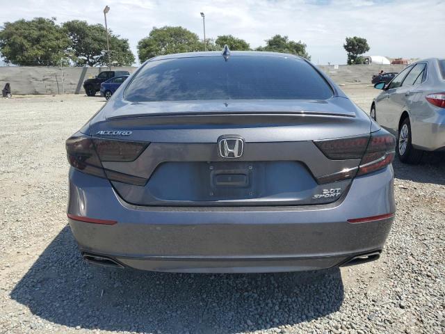 1HGCV2F36LA021592 - 2020 HONDA ACCORD SPORT ნაცრისფერი ფოტო 6