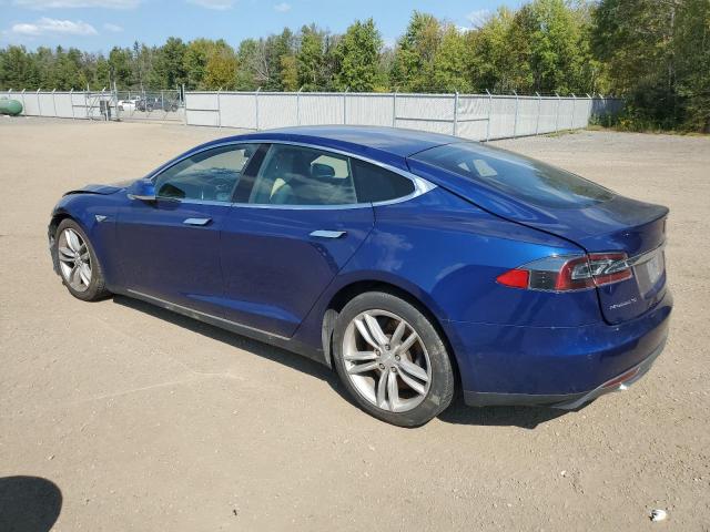 5YJSA1E22FF117479 - 2015 TESLA MODEL S BLUE photo 2