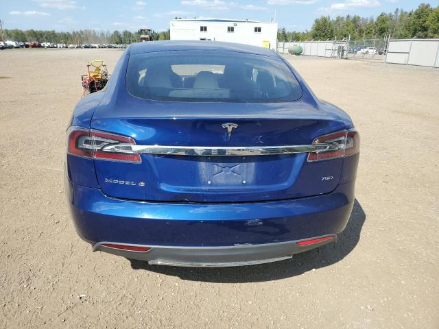 5YJSA1E22FF117479 - 2015 TESLA MODEL S BLUE photo 6