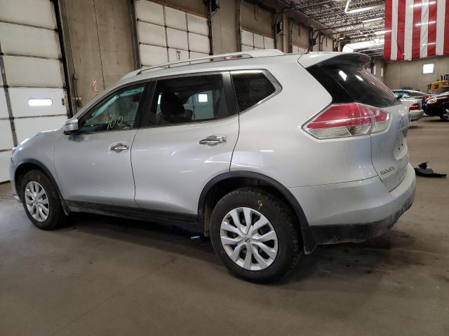 JN8AT2MVXGW136192 - 2016 NISSAN ROGUE S SILVER photo 2