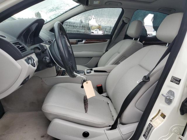 WDDGF8BB6AF475439 - 2010 MERCEDES-BENZ C 300 4MATIC WHITE photo 7