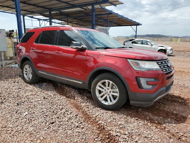 1FM5K7D89GGC41156 - 2016 FORD EXPLORER XLT RED photo 4