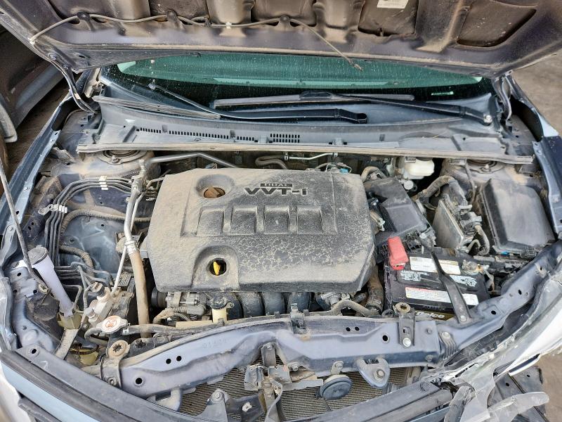 5YFBURHE1KP926885 - 2019 TOYOTA COROLLA L GRAY photo 11