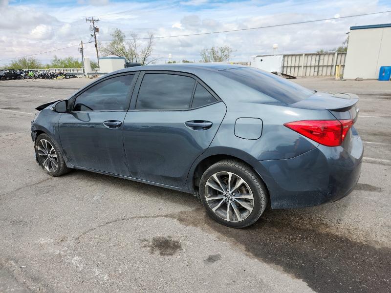 5YFBURHE1KP926885 - 2019 TOYOTA COROLLA L GRAY photo 2