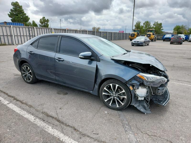 5YFBURHE1KP926885 - 2019 TOYOTA COROLLA L GRAY photo 4