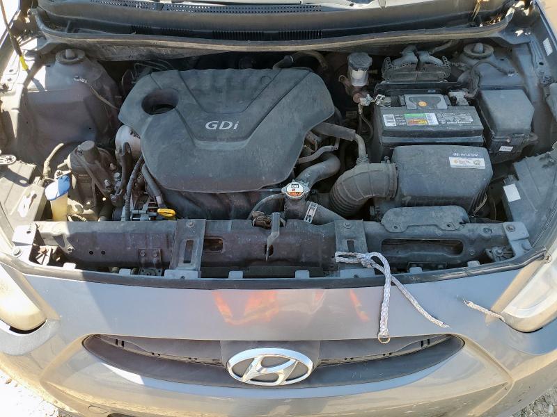 KMHCT5AE4GU267524 - 2016 HYUNDAI ACCENT SE GRAY photo 11